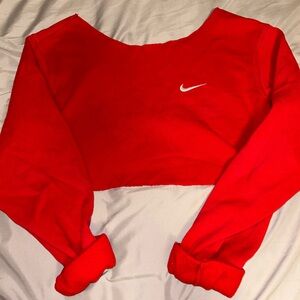 Womens Nike cropped crewneck